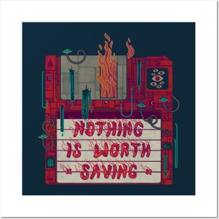 Save Nothing Posters and Art